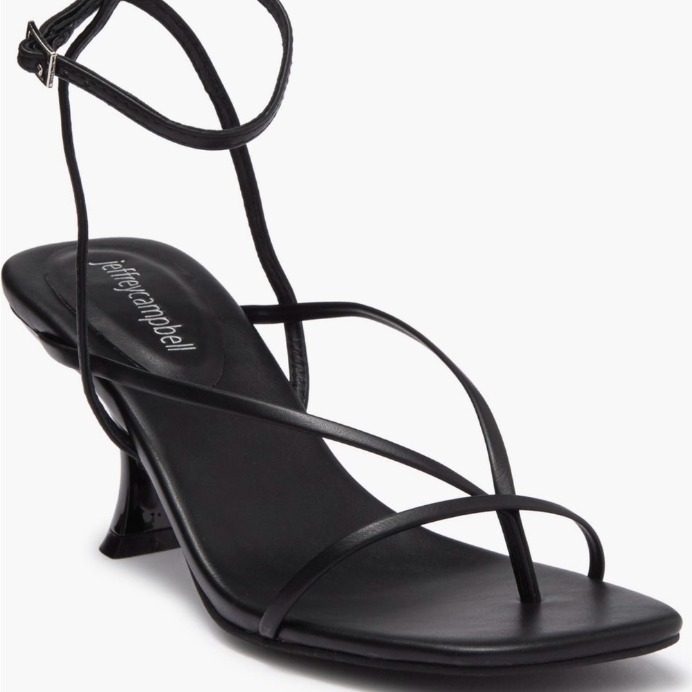 Jeffrey Campbell Black Strappy Sandals